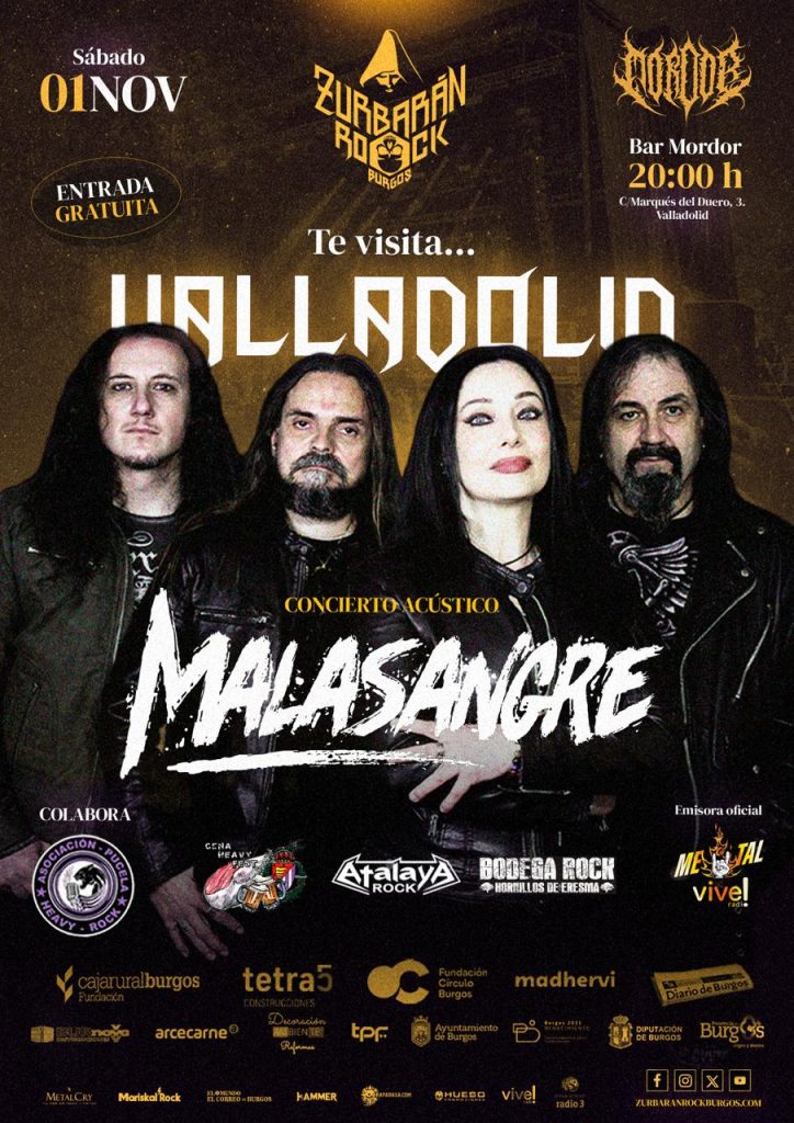 Zurbarán Rock Burgos te visita: Valladolid