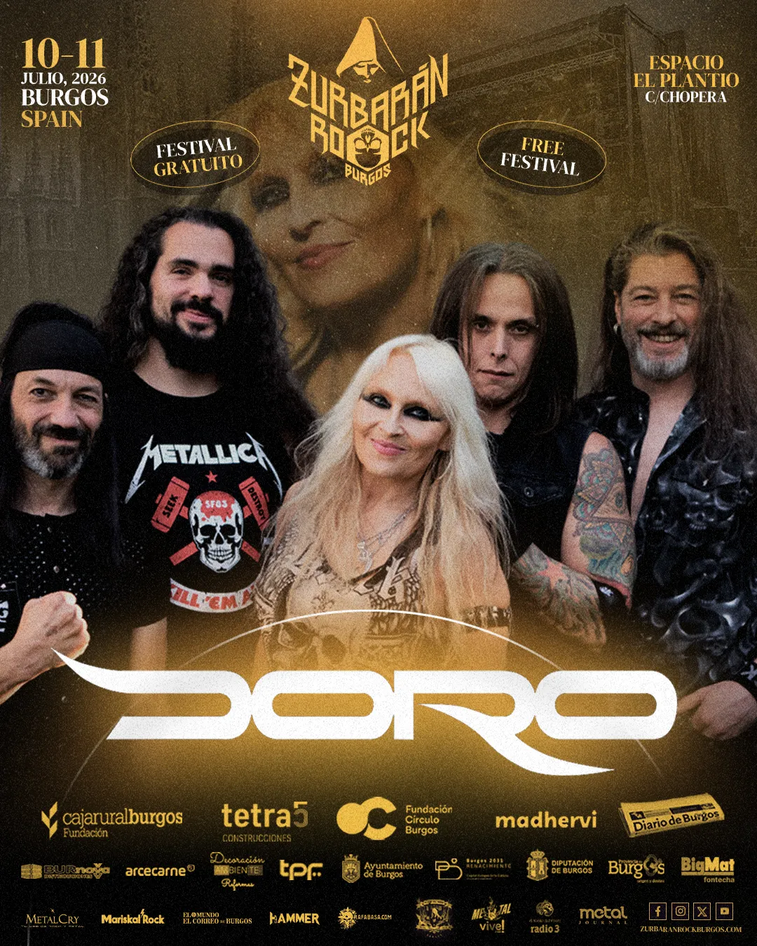DORO Zurbarán Rock Burgos 2026