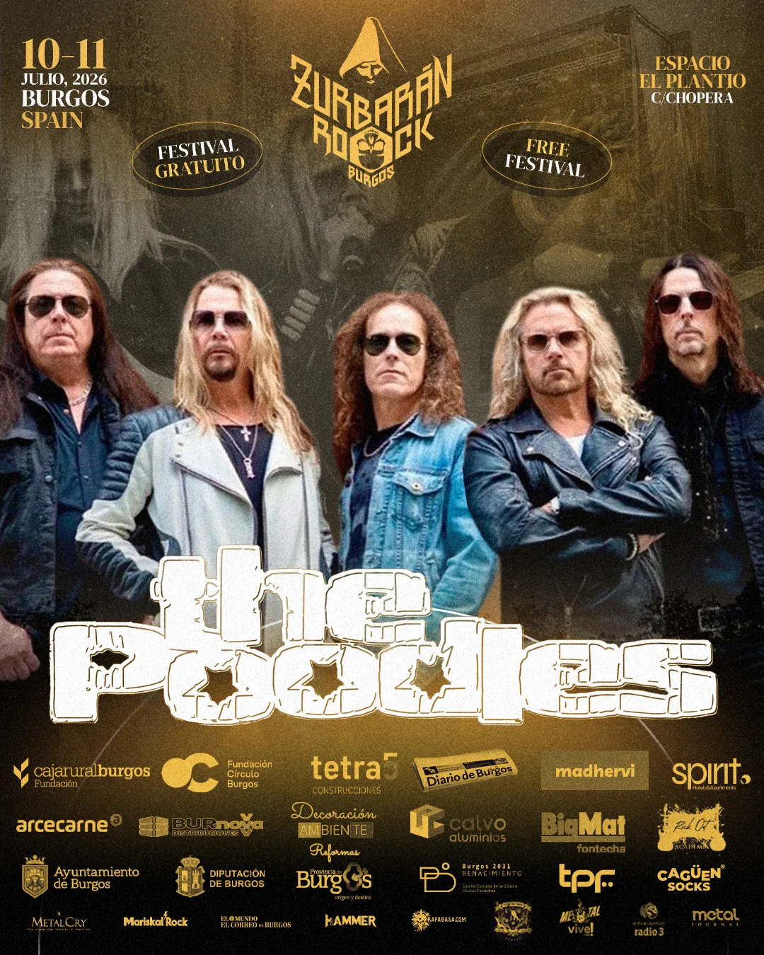 THE POODLES - Zurbarán Rock Burgos