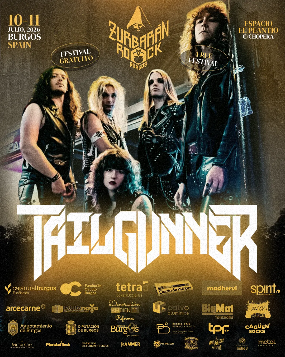 TAILGUNNER Zurbarán Rock Burgos 2026